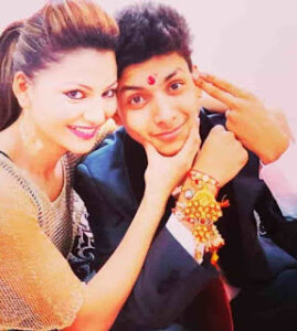 Urvashi Rautela With Her Brother (Photo Credit - Instagram)